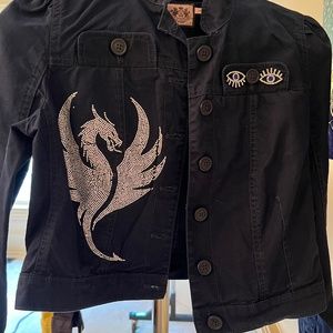 Juicy couture rhinestones jacket